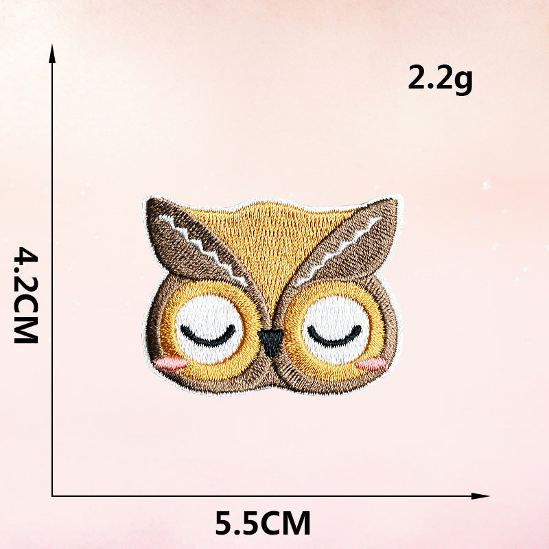 Wholesale Cartoon Embroidery Plush Clothes Patch Hat DIY Decorative Embroidery Cloth Patch FS